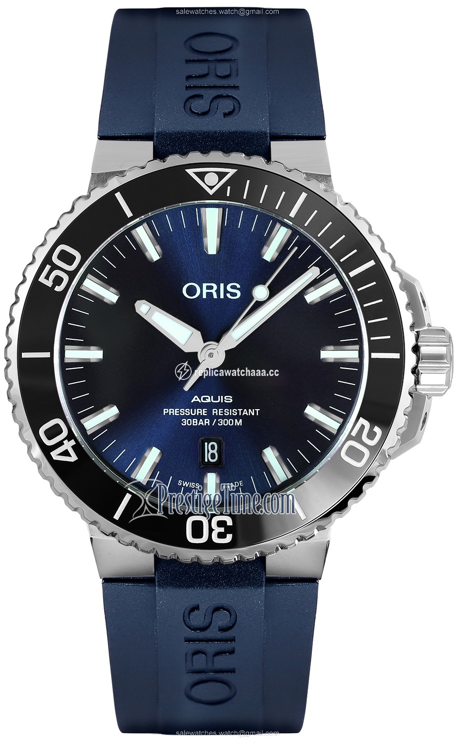 01 733 7730 4135-07 4 24 65EB Oris Aquis Date 43.5mm Mens Watch 01 733 7730 4135-07 4 24 65EB Oris Aquis Date 43.5mm Mens Watch